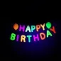 Preview: Neon «Happy Birthday» Banner