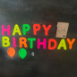 Preview: Neon «Happy Birthday» Banner