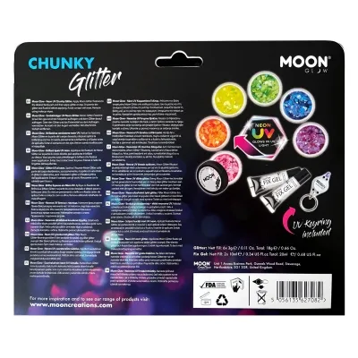 Chunky Glitter Rückseite