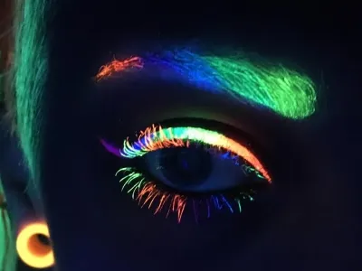 Mascara und Eyeliner