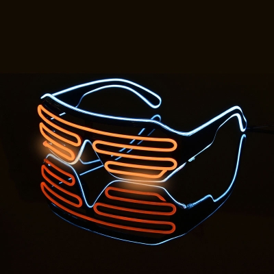 EL-Shutterbrille rot-blau