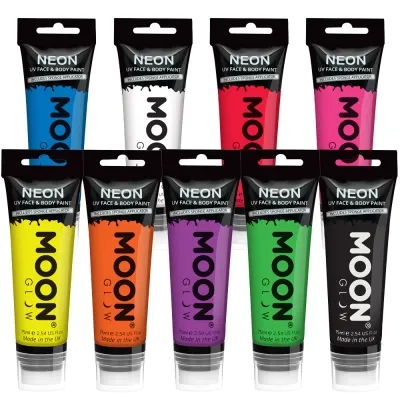 UV Bodypaint 9er Set