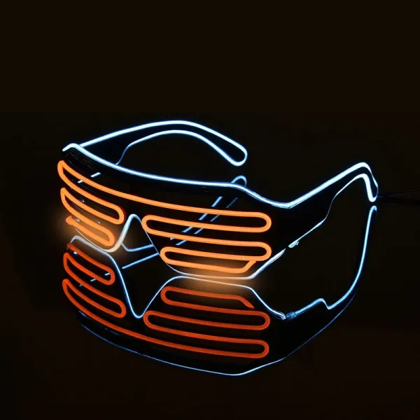 EL-Shutterbrille rot-blau