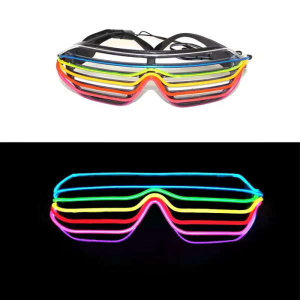 EL-Shutterbrille Regenbogen