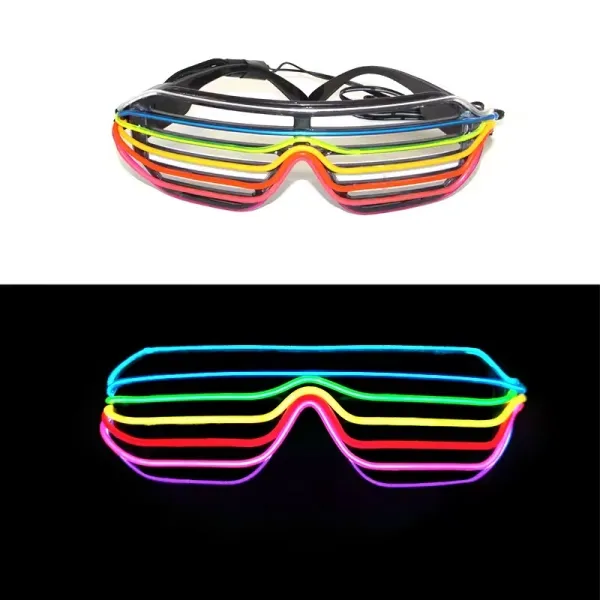 EL-Shutterbrille Regenbogen