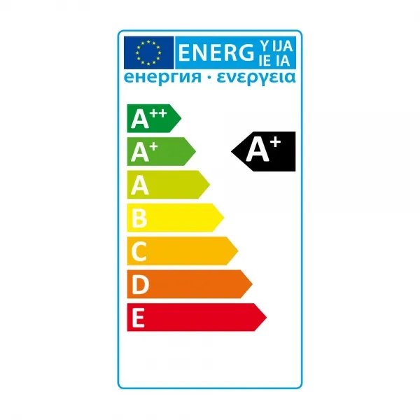 Energieeffizienzklasse A+ Energieeffizienzklasse A+