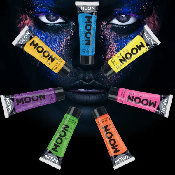 Alle Glitter Gel Farben
