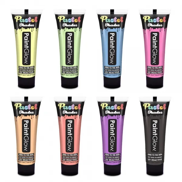 8er Set Pastell UV Farben