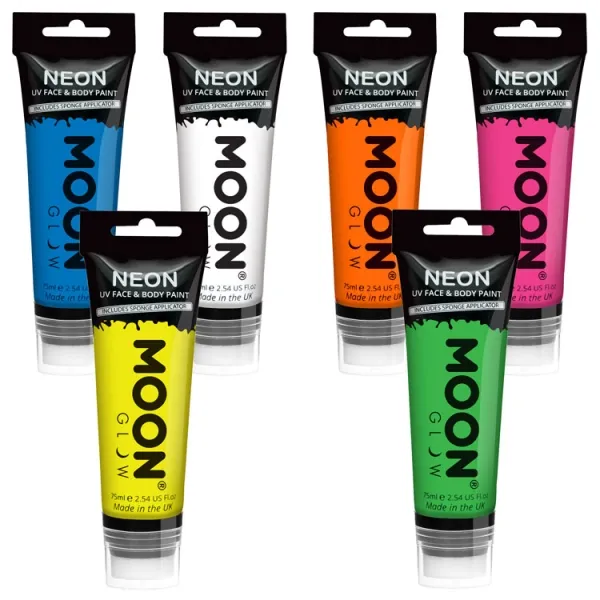 UV Bodypaint 6er Set